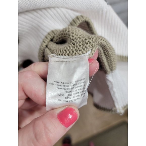 La Mode V-Neck Sweater Indian Springs Country Club Marlton NJ Red Blue Large - Picture 5 of 10